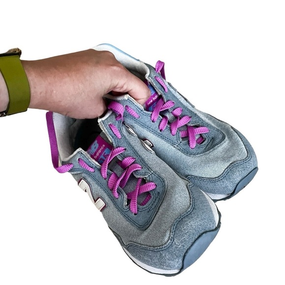 NEW BALANCE 515 Running Shoes Women's Sz 8.5 Gray Purple Blue - Picture 5 of 5